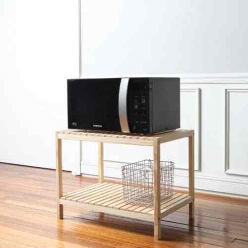 WOODEN キッチンシェルフ 2段［3色］