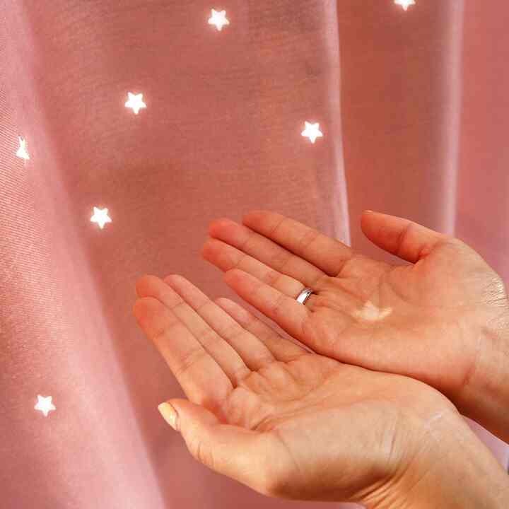 アイレットタイプ リネンスタイル Twinkle 遮光カーテン［3色・2サイズ］