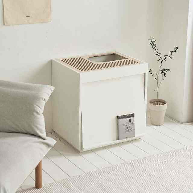 MARE ウッド キャットトイレ 2段タイプ