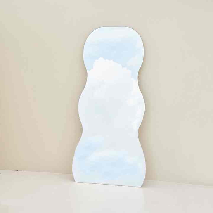 ウェーブ ノーフレーム 全身ミラー