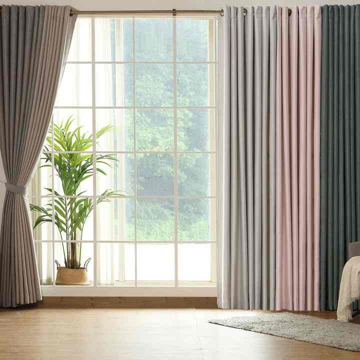 ホテル式 遮光カーテン アイレットタイプ［10色・2種］