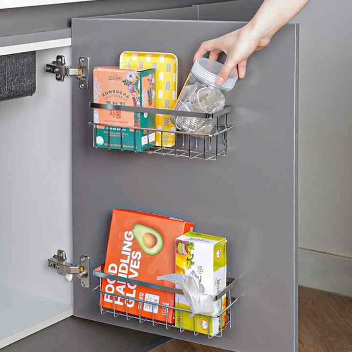 スマート粘着式 多用途 収納ラック