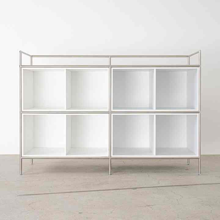 KASTEN 収納棚 ホワイト 1200 2段