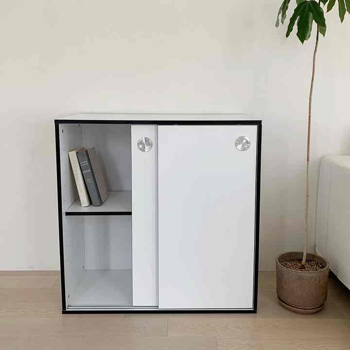 mono スライディング 収納棚［3色］