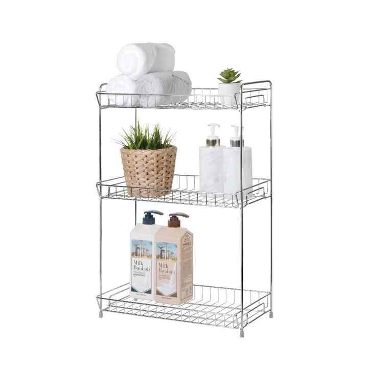 スタンド 多用途 ステンレス スクエア ラック 3段