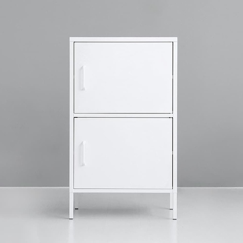 MARKET B MKB キャビネット 縦型 2ドア 収納棚［6色］ ブラック 