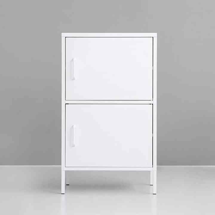 MKB キャビネット 縦型 2ドア 収納棚［6色］