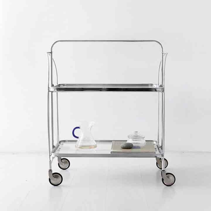 SIMPLIE クリア 折りたたみ トロリー［3種］