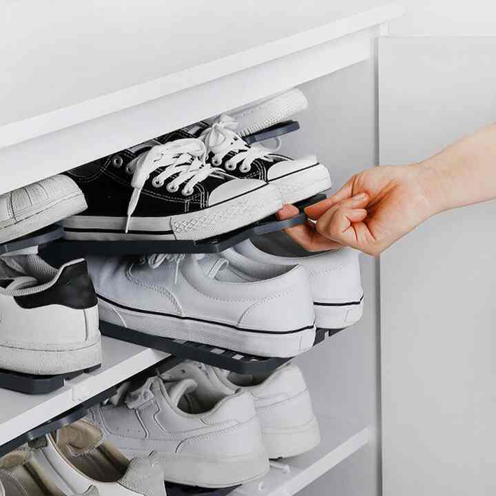 イージー スライディング シューズラック ダブル 10点セット