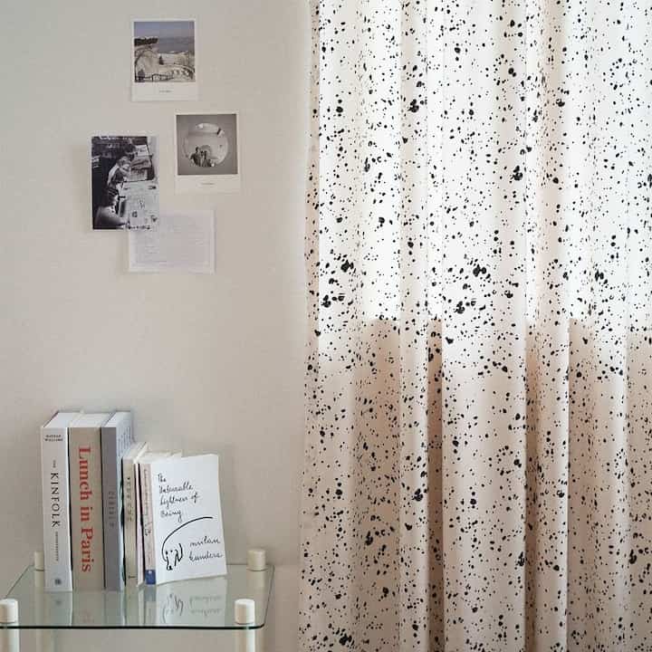 Pottery シフォンカーテン［2種・3サイズ］