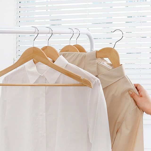 ベーシック ウッドハンガー 30点セット