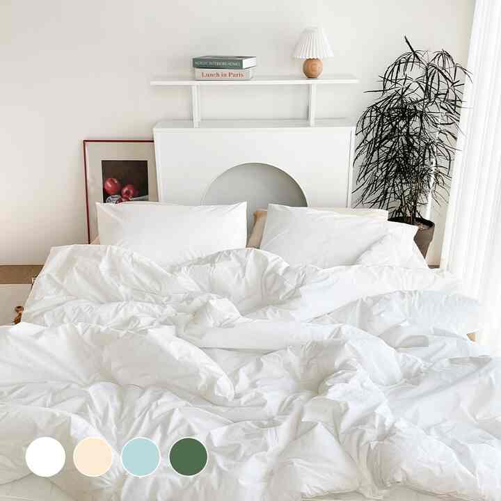 Powdery カバーのいらない布団セット［4色・2サイズ］