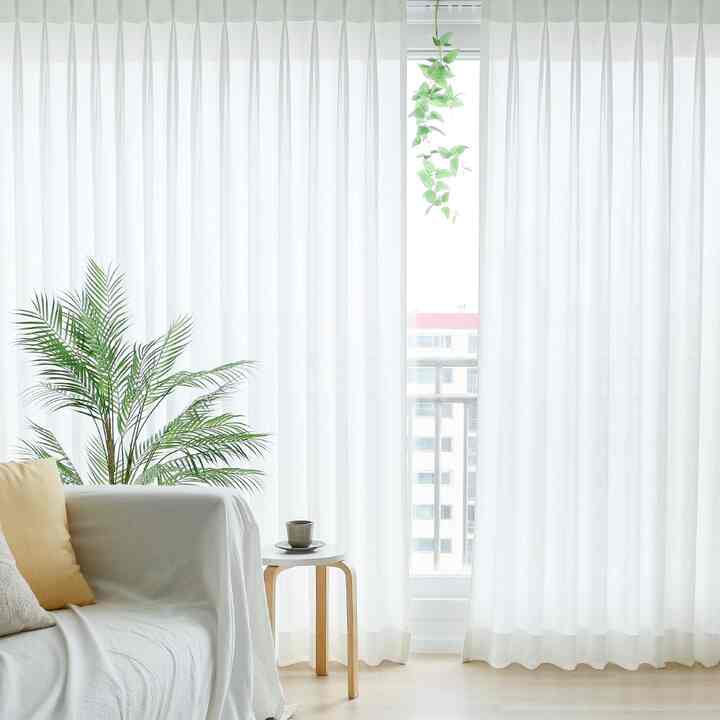 厚手 レース シフォンカーテン［2種・3サイズ］