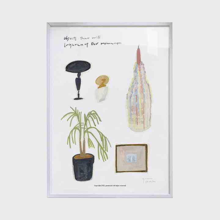 キャンドル フレーム ポスター［2サイズ］