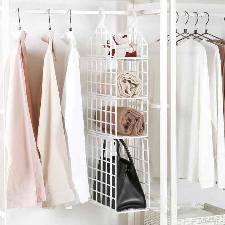 クローゼット収納 ラックハンガー ハーフ L1段＆S2段