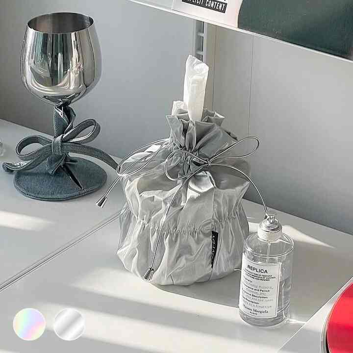 FOYFOY シャーリング ティッシュケース S［2色］