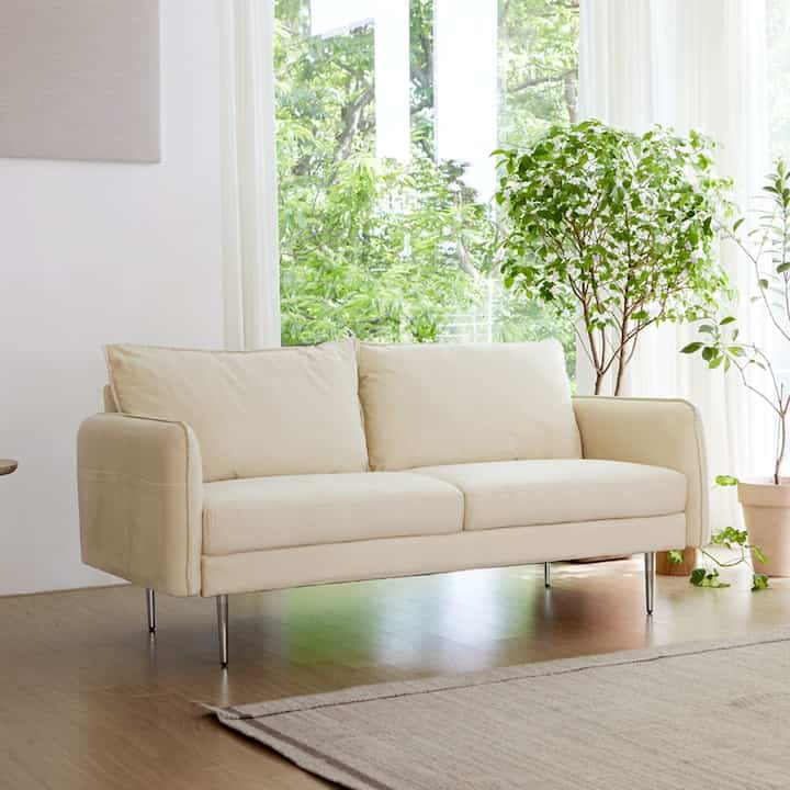 stay ベルベッド ソファ 2人掛け［2色］