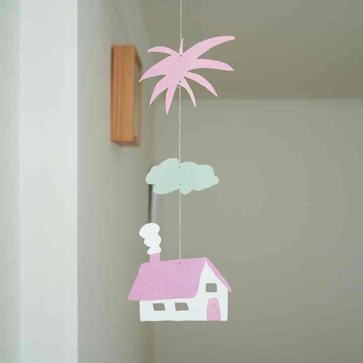 Our Village ペーパーモビール ピンク