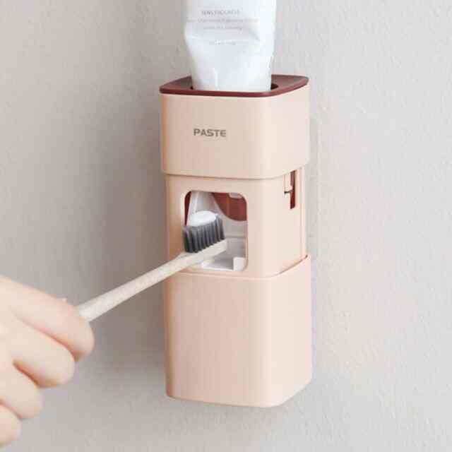 ボンボン 歯磨き粉ディスペンサー［4色］