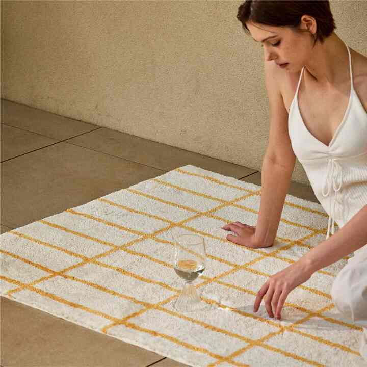 BLOCK ラグ［3色・2サイズ］