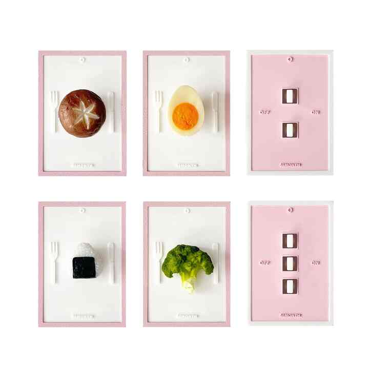 FOOD SWITCH COVER PINK ［4種・3サイズ］