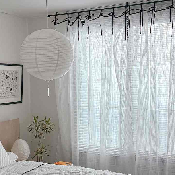 French Ribbon Tie 目隠しカーテン