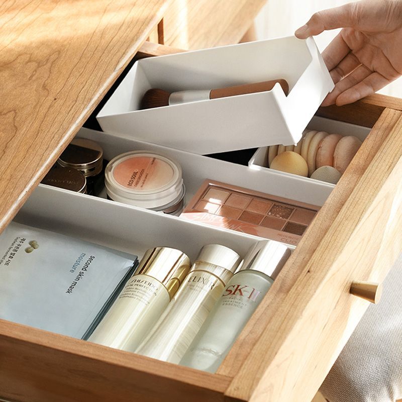 無印良品 ポリプロピレン 小物収納ケース ワイド 小 引出2個 ホワイト