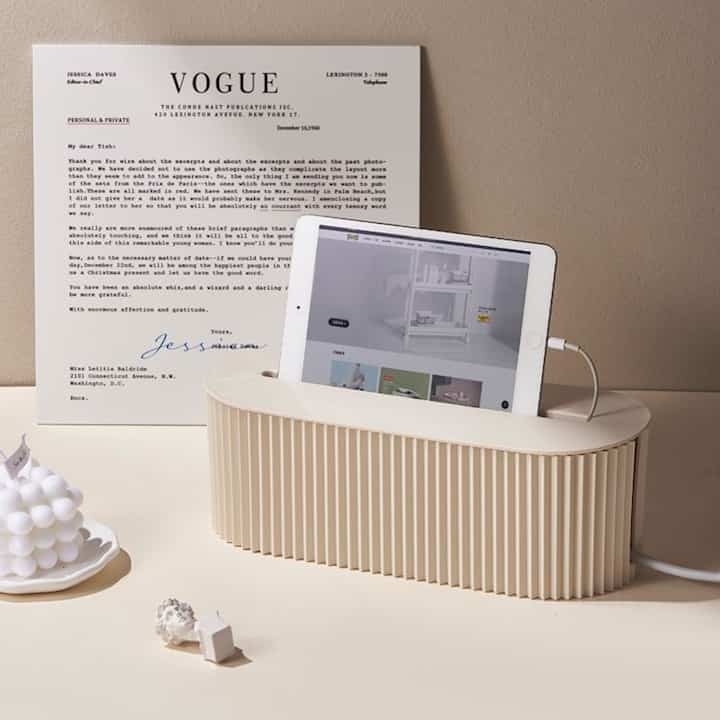 Butter＆Cream ケーブル収納ボックス 2点セット［2色］