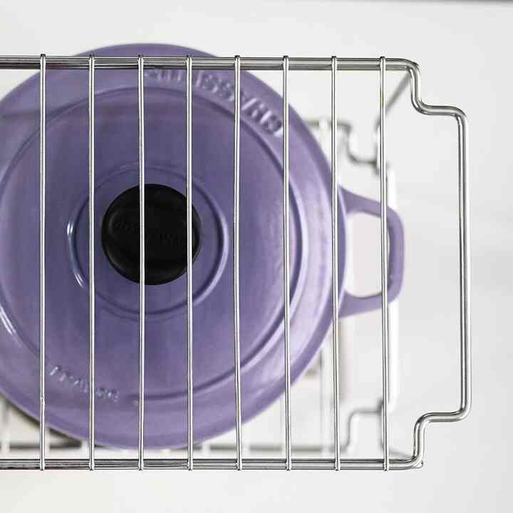 オールステンレス ディッシュ 収納ラック 2点セット［2種・2サイズ］