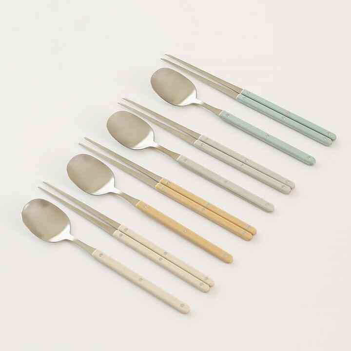 CUISINE DE MAMAN DANA カトラリー 4人用 8点セット［5色］