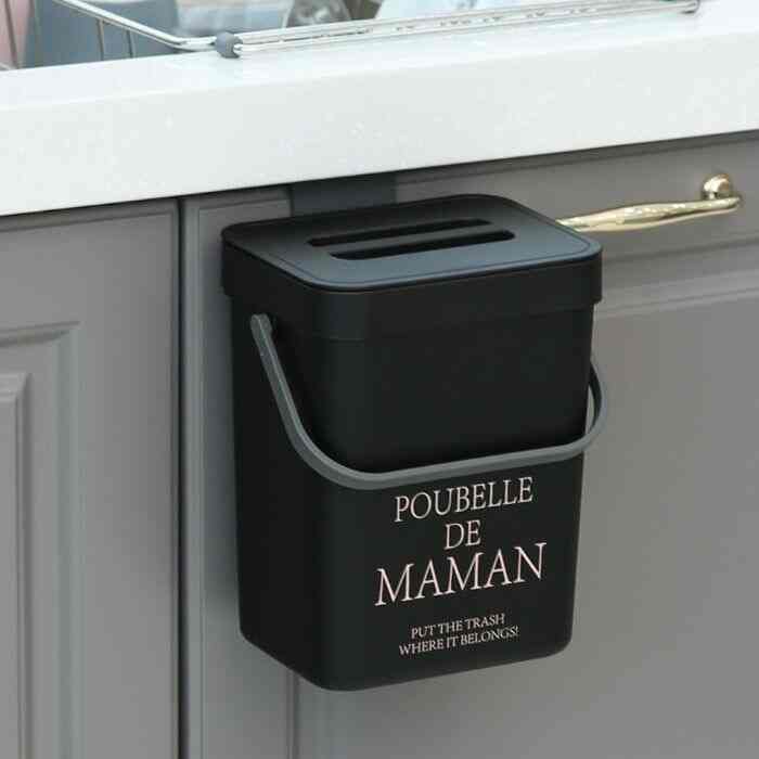 吊り下げ/貼付け 生ゴミ ゴミ箱 5L［3色］