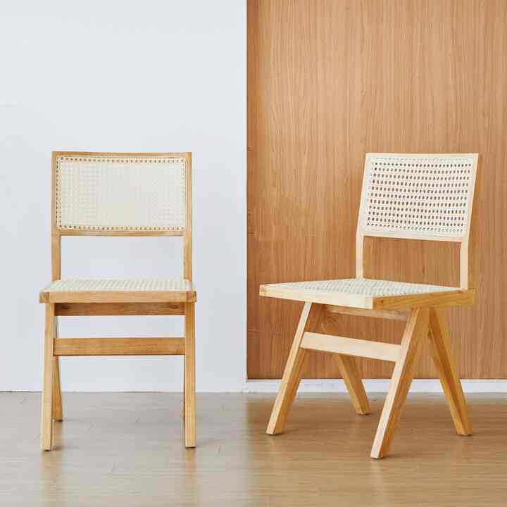 ラタン ウッド 椅子［4種］