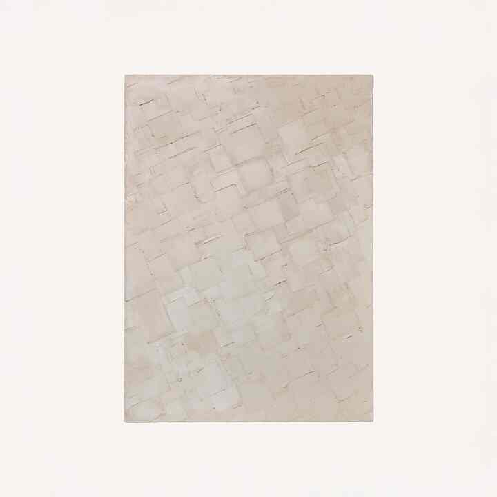 テクスチャーアート キャンバス Earthen Fabric ホワイト［3サイズ］