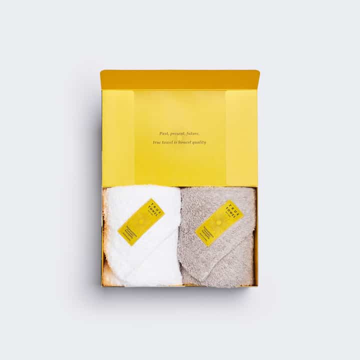 今治 フェイスタオル 2枚 ギフトセット［3色］