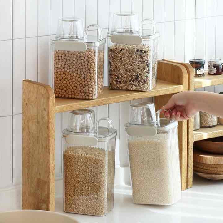 Maison CHIBINE 透明 密閉 保管容器 2点セット［2サイズ］