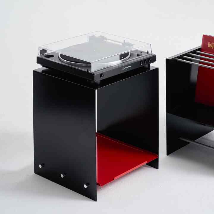 スチール サイドテーブル［2色］