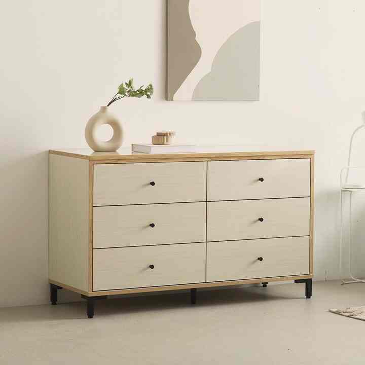 ZINNA 3段 ワイド チェスト 1200