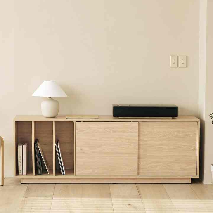 MARTY LPレコード テレビボード 180cm［2色］