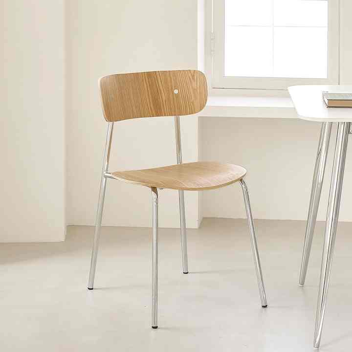morgan スチールチェア ナチュラル