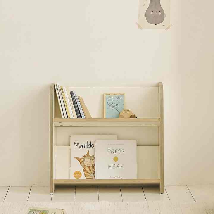 TORI MY BOOK 2段 ワイド オープン ブックシェルフ