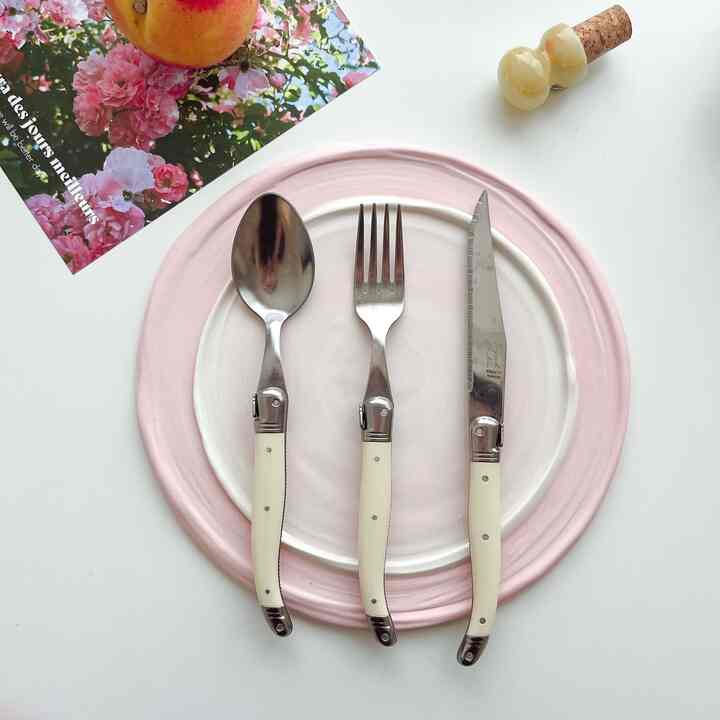 LAGUIOLE カトラリー ディナー 3点セット［12色］