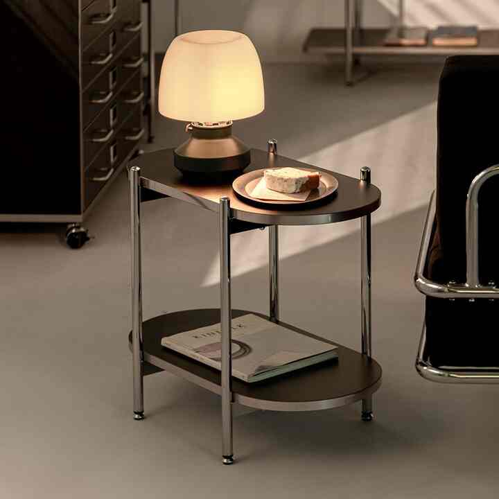 Gott ラウンド サイドテーブル ブラック［2サイズ］