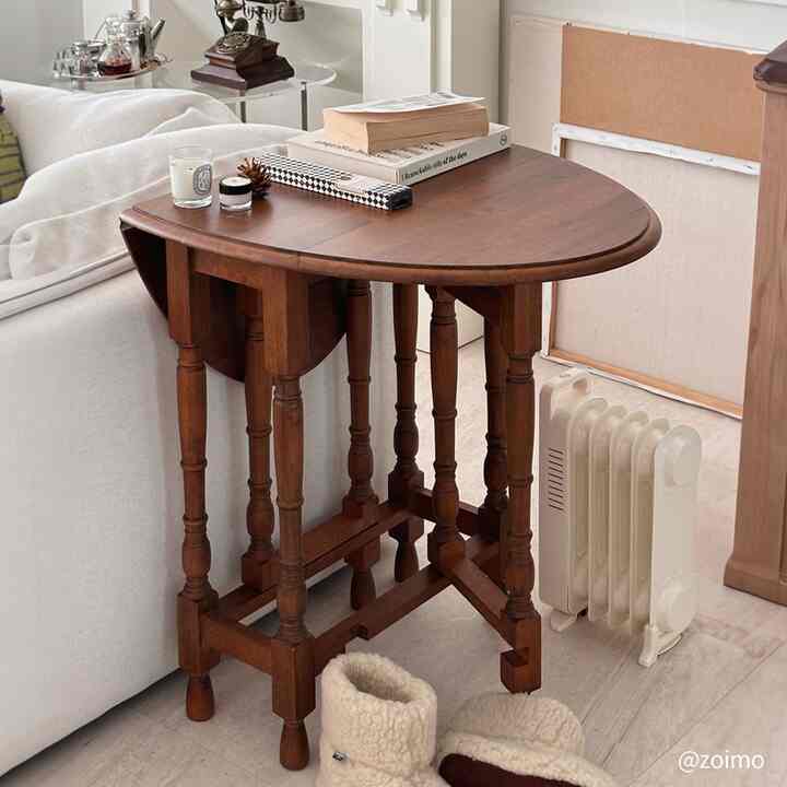 Dickens ウッド 楕円形 テーブル 900