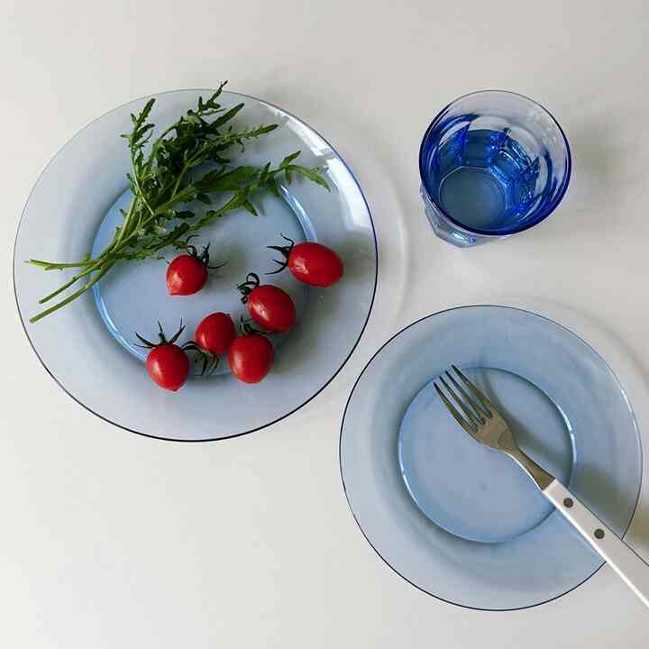 プレート マリンブルー 19cm