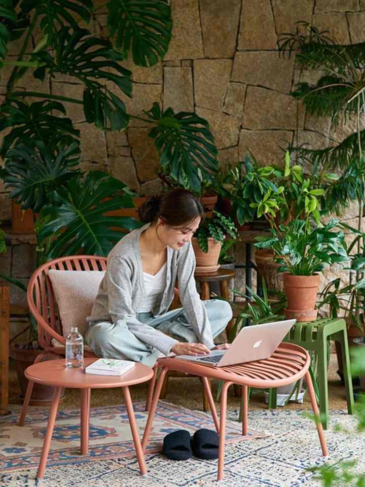 Cala Vadella チェア＆オットマン［4色］