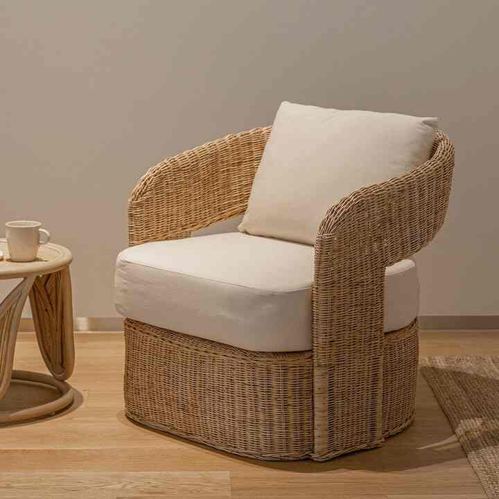Britany ラタン ラウンジチェア