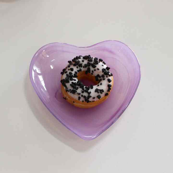 ハートプレート 14cm ロイヤルライラック