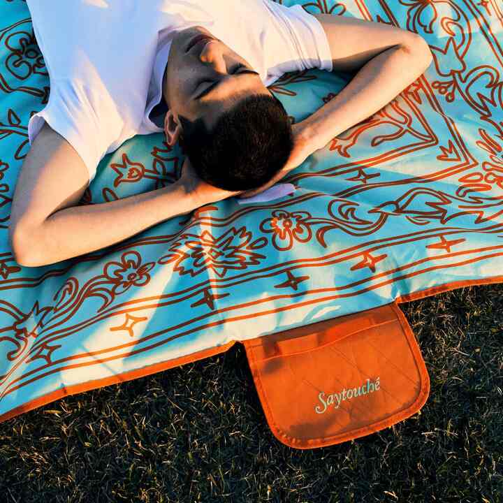 Doodle Persian Picnic Mat［2色］