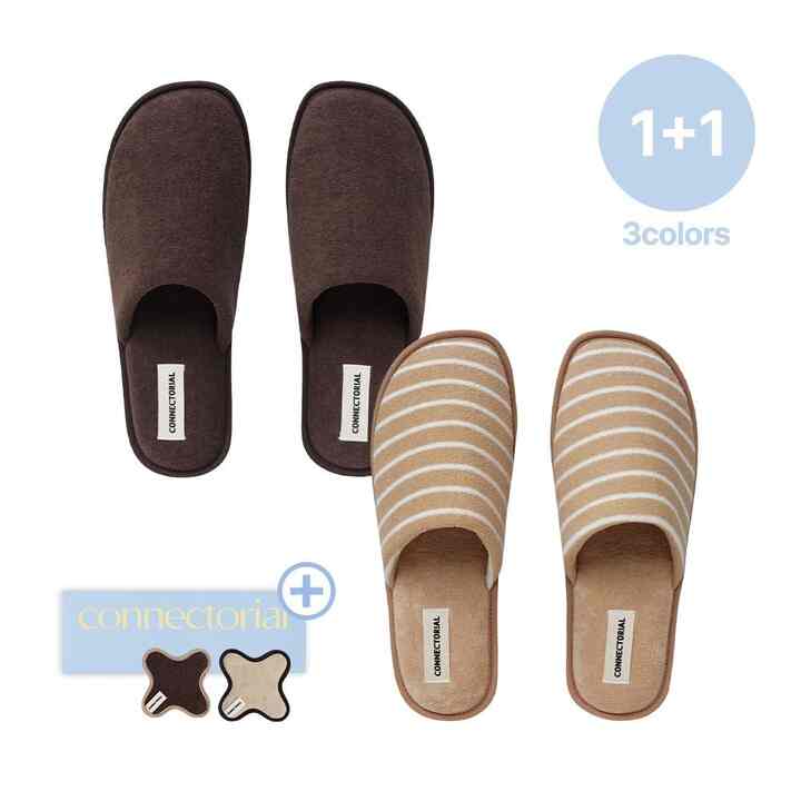 TERRY ROW ホームシューズ 2点ギフトセット［3色・2サイズ］