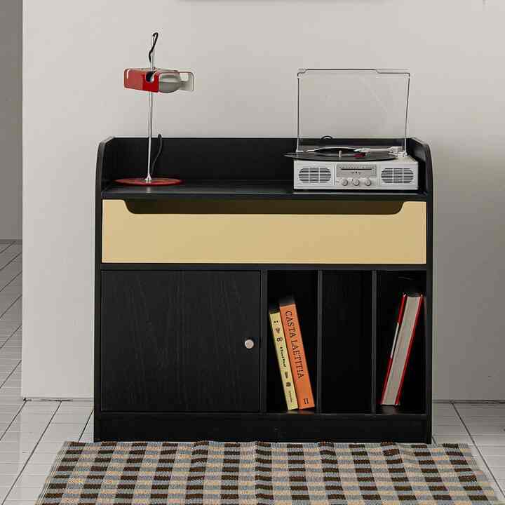 ツートーン ブック キャビネット